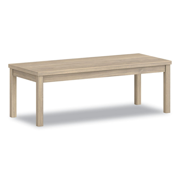 HON COMPANY 80191LKI1 80000 Series Laminate Occasional Coffee Table, Rectangular, 48w x 20d x 16h, Kingswood Walnut