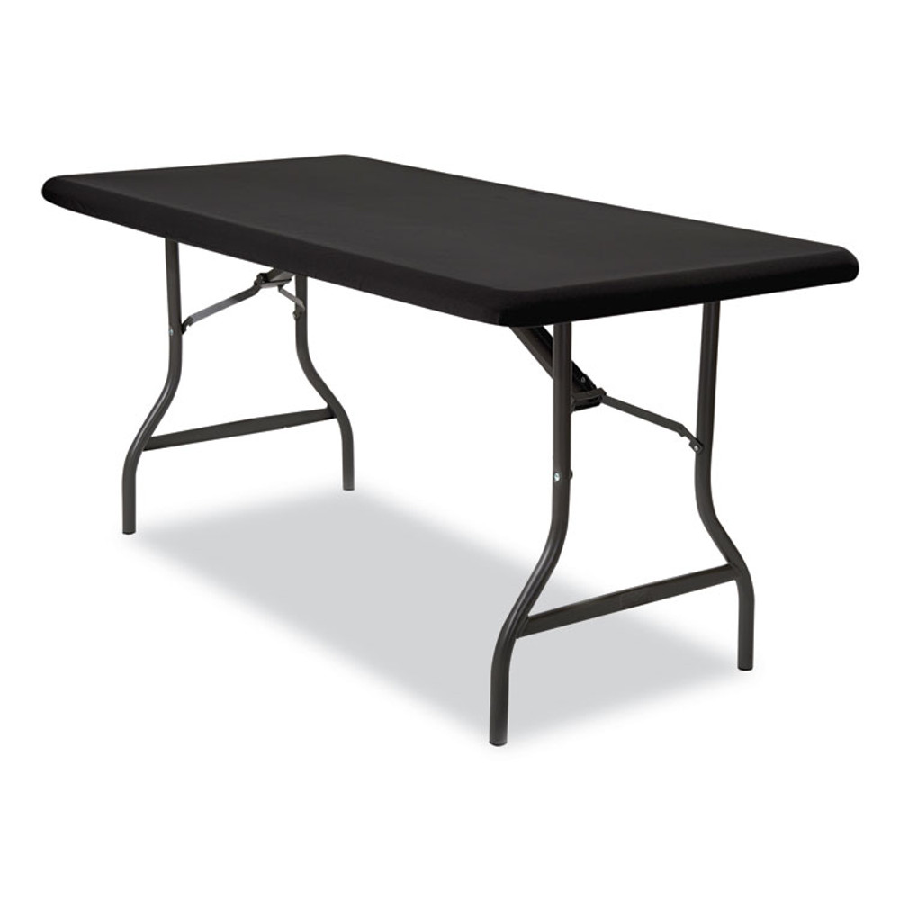 ICEBERG ENTERPRISES 16621 iGear Fabric Table Top Cap Cover, Polyester/Spandex, 30" x 72", Black
