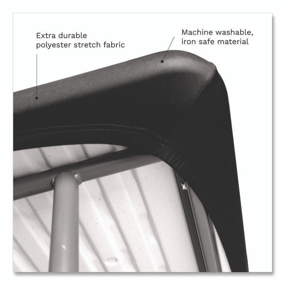 ICEBERG ENTERPRISES 16621 iGear Fabric Table Top Cap Cover, Polyester/Spandex, 30" x 72", Black