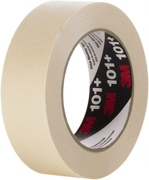 3M Masking Tape: 72 mm Wide, 60 yd Long, 5.1 mil Thick, Tan 7100293678