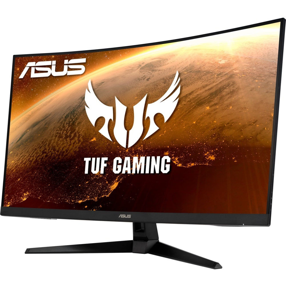 ASUS COMPUTER INTERNATIONAL TUF VG328H1B  VG328H1B 32in Class Full HD Curved Screen Gaming LCD Monitor - 16:9 - 31.5in Viewable - Vertical Alignment (VA) - 1920 x 1080 - 16.7 Million Colors - FreeSync Premium - 250 Nit Maximum - 1 ms - MPRT Refresh R