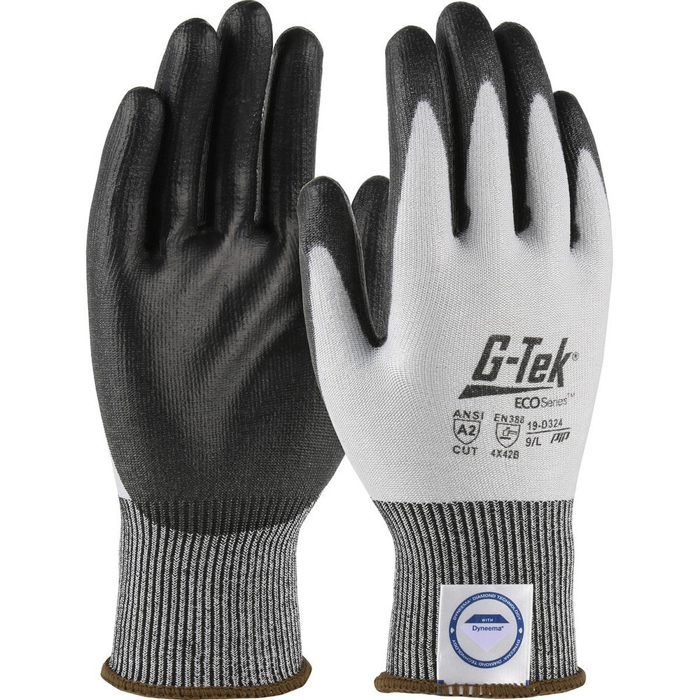 PIP 19-D324/XL Cut, Puncture & Abrasive-Resistant Gloves: Size XL, ANSI Cut A2, ANSI Puncture 3, Polyurethane, Dyneema