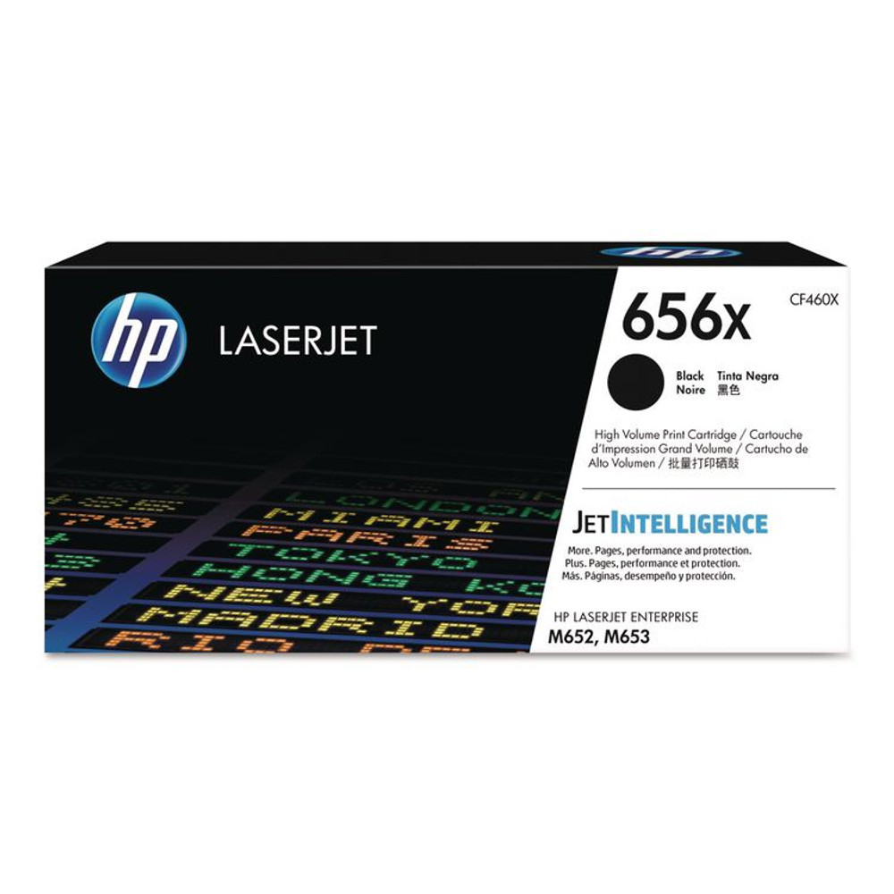 HP INC CF460X HP 656X, (CF460X) High-Yield Black Original LaserJet Toner Cartridge