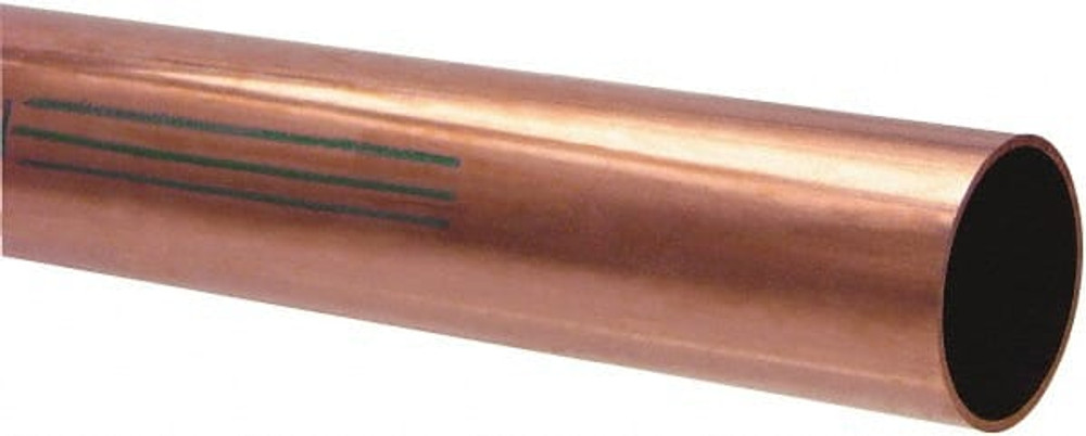 Mueller Industries KH03002 2' Long, 1/2" OD x 3/8" ID, Grade C12200 Copper Water (K) Tube