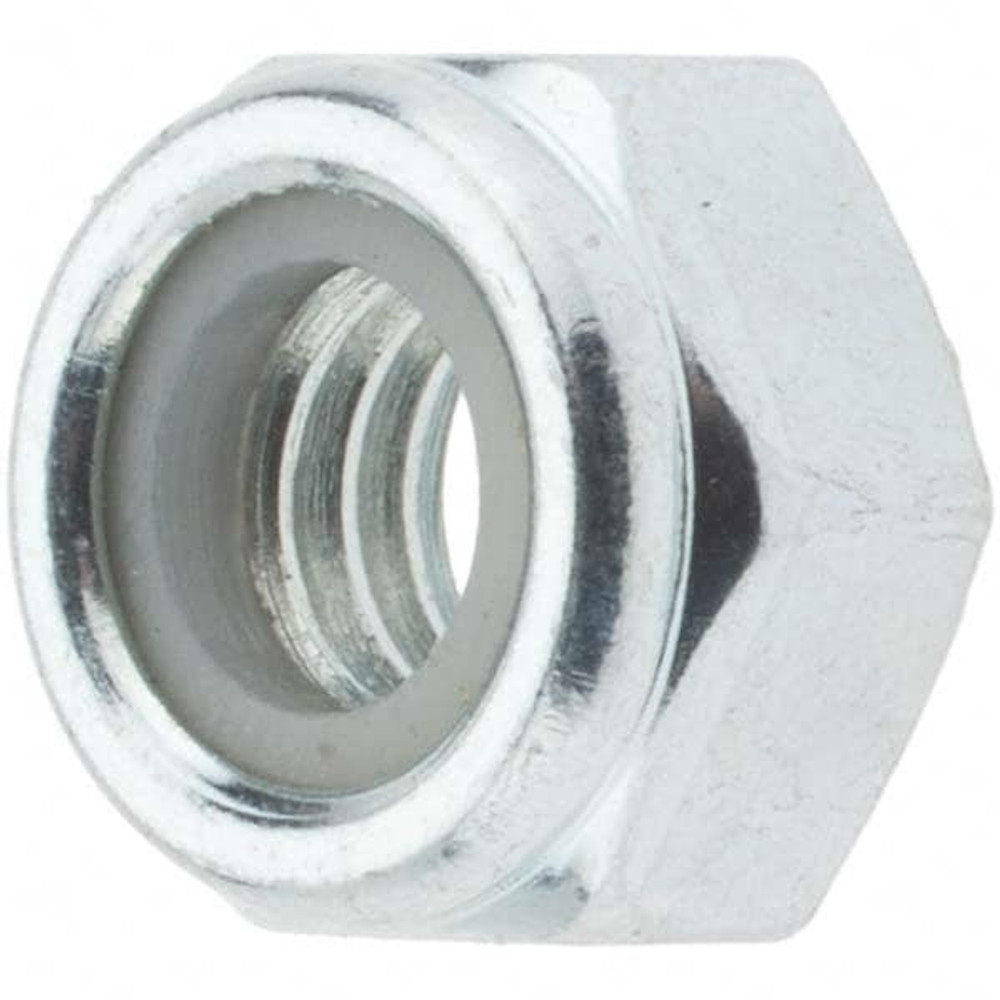 Value Collection 41752 Hex Lock Nut: Insert, Nylon Insert, Grade Class 8 Steel, Zinc-Plated
