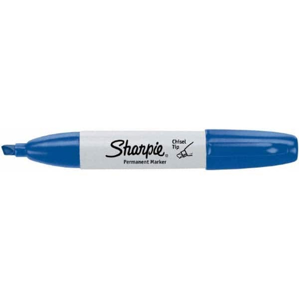 Sharpie 38203 Permanent Marker: Blue, AP Non-Toxic, Chisel Point