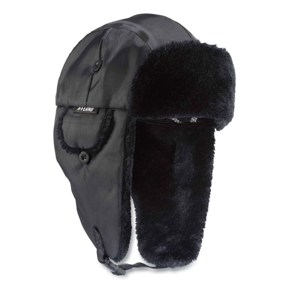 TENACIOUS HOLDINGS, INC. ergodyne® 16845 N-Ferno 6802 Classic Trapper Hat, Large/X-Large, Black