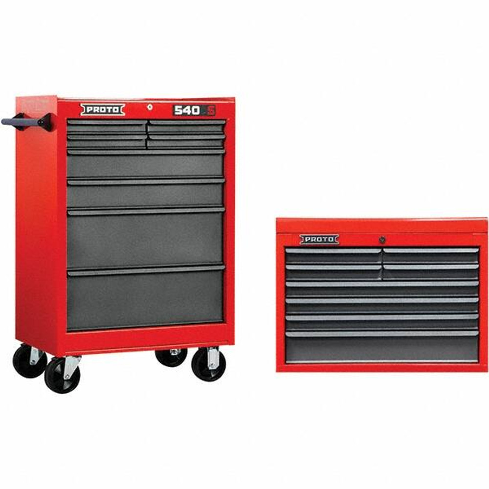 Proto 3605440/3605480 Steel Tool Roller Cabinet: 8 Drawers