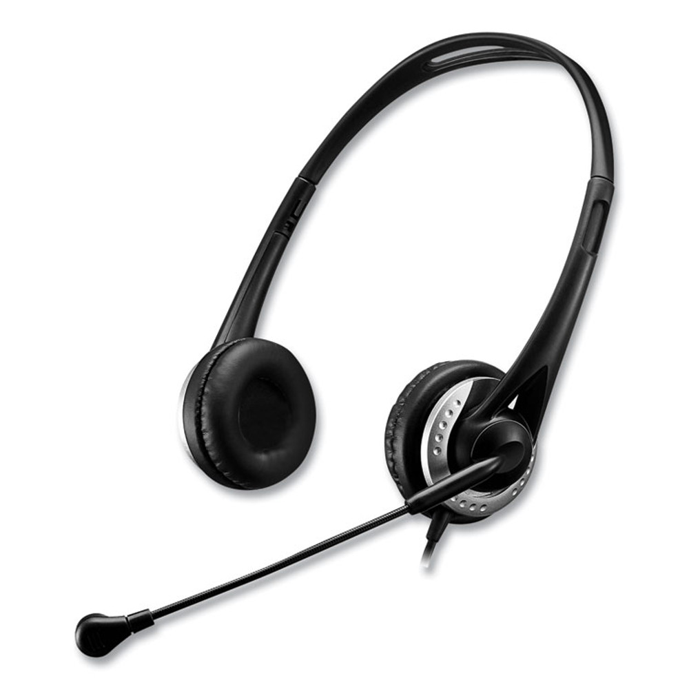 ADESSO INC XTREAMP2 Xtream P2 Binaural Over The Head Headset with Microphone, Black