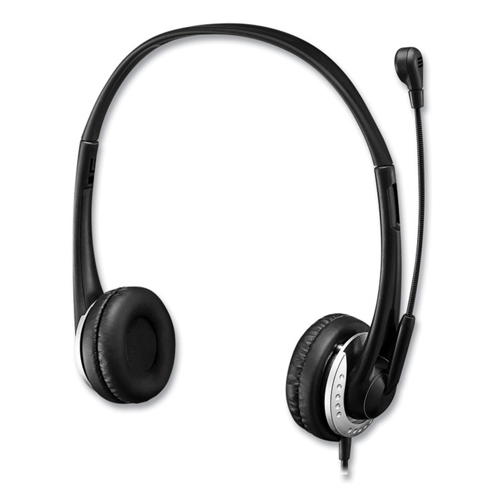 ADESSO INC XTREAMP2 Xtream P2 Binaural Over The Head Headset with Microphone, Black