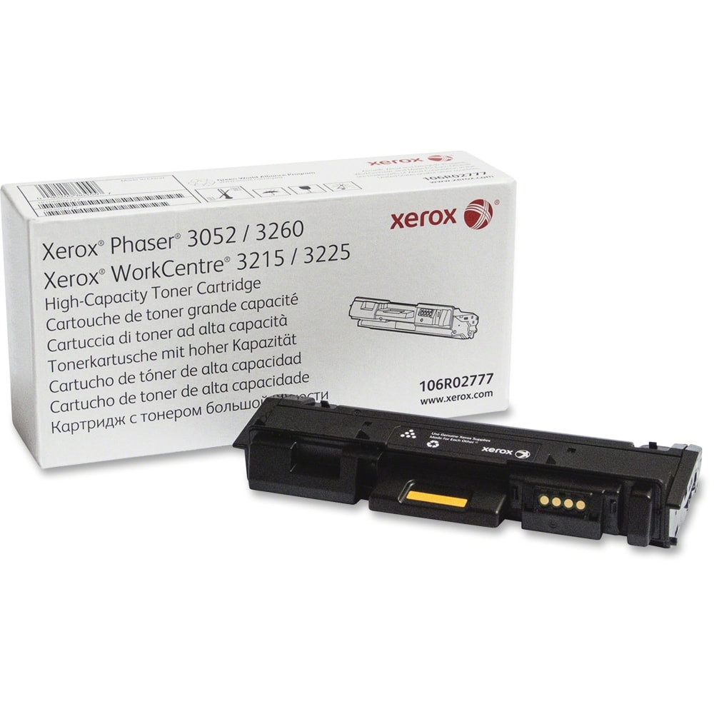 XEROX CORPORATION 106R02777 Xerox 3260/3215 Black High Yield Toner Cartridge, 106R02777