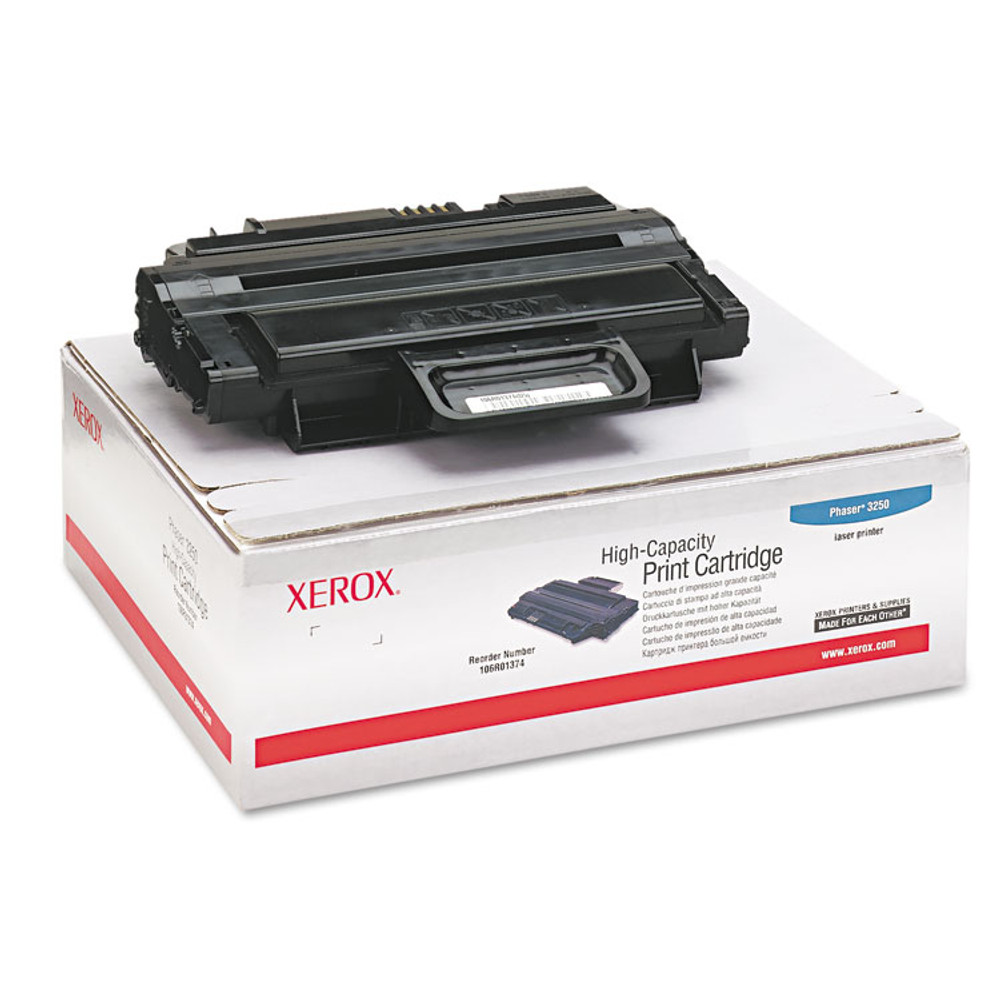 XEROX CORP. 106R01374 106R01374 High-Yield Toner, 5,000 Page-Yield, Black