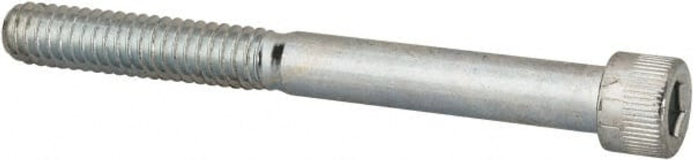 MSC 25C250KCS/A Socket Cap Screw: 1/4-20, 2-1/2" Length Under Head, Socket Cap Head, Hex Socket Drive, Alloy Steel, Zinc-Plated