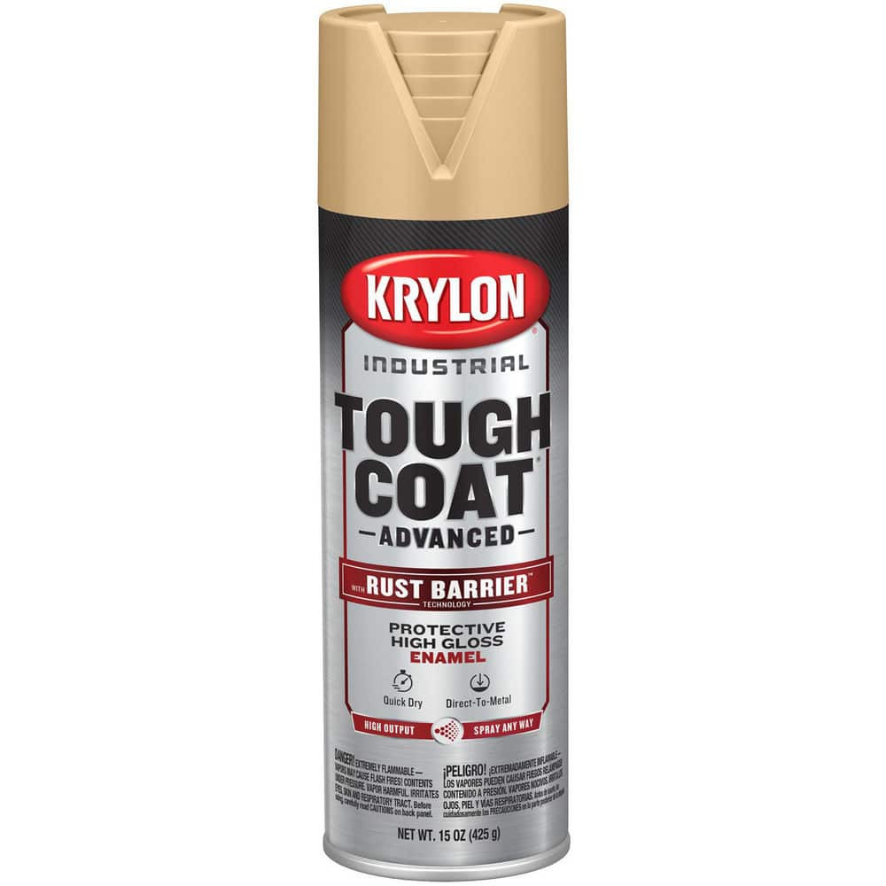 Krylon K00719008 Spray Paints; Product Type: Rust-Preventive Acrylic Alkyd Enamel ; Type: Acrylic Alkyd Enamel Spray Paint ; Color: Tan ; Finish: Gloss ; Color Family: Brown ; Container Size (oz.): 15.000