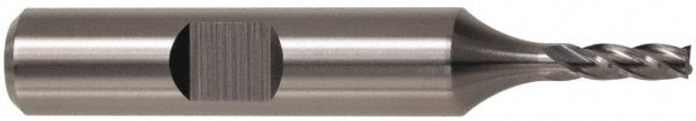 Cleveland C33294 Square End Mill:  1.2500" Dia, 2" LOC, 1" Shank Dia, 4.5" OAL, 4 Flutes, High Speed Steel