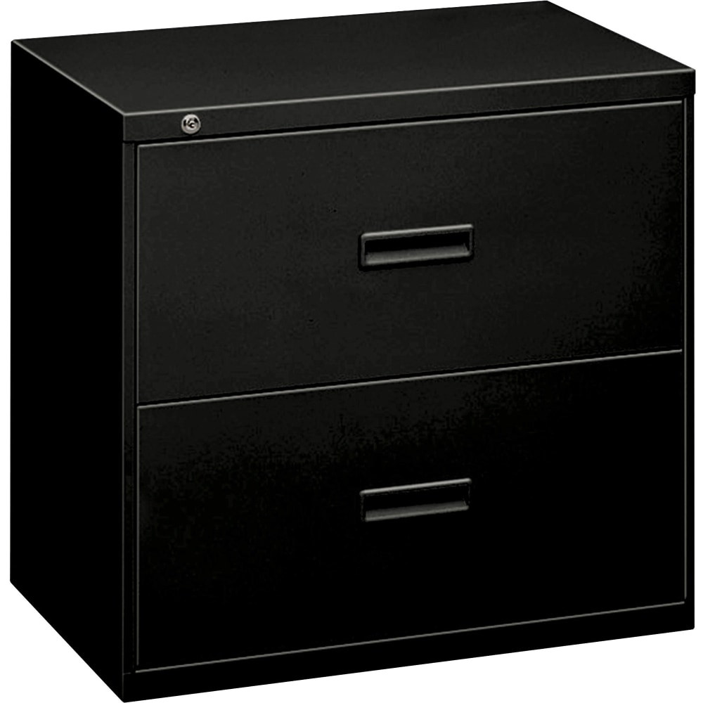 HNI CORPORATION 482LP HON 36inW x 18inD Lateral 2-Drawer File Cabinet, Black