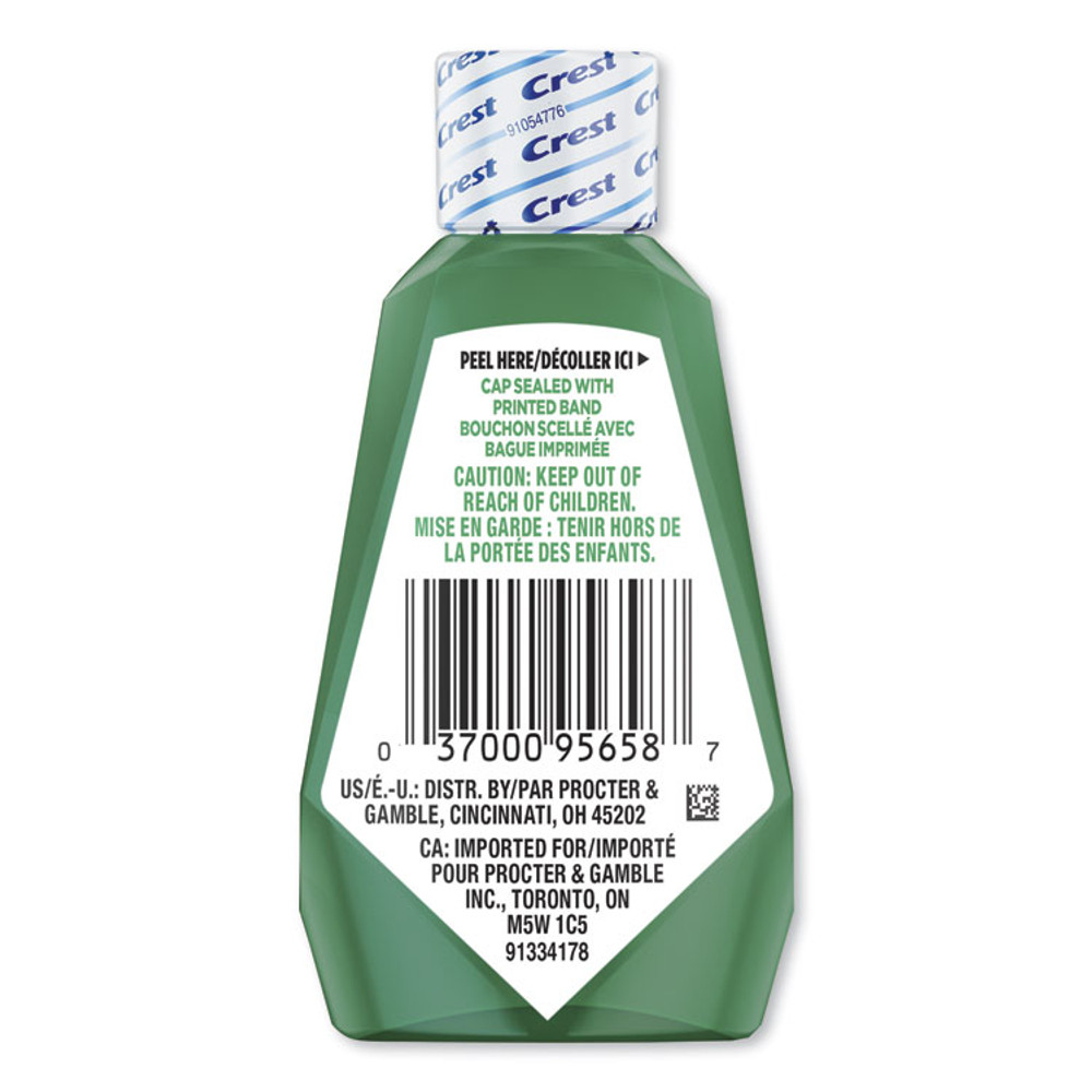 PROCTER & GAMBLE Crest® 97506 + Scope Rinse, Classic Mint, 36 mL Bottle, 180/Carton