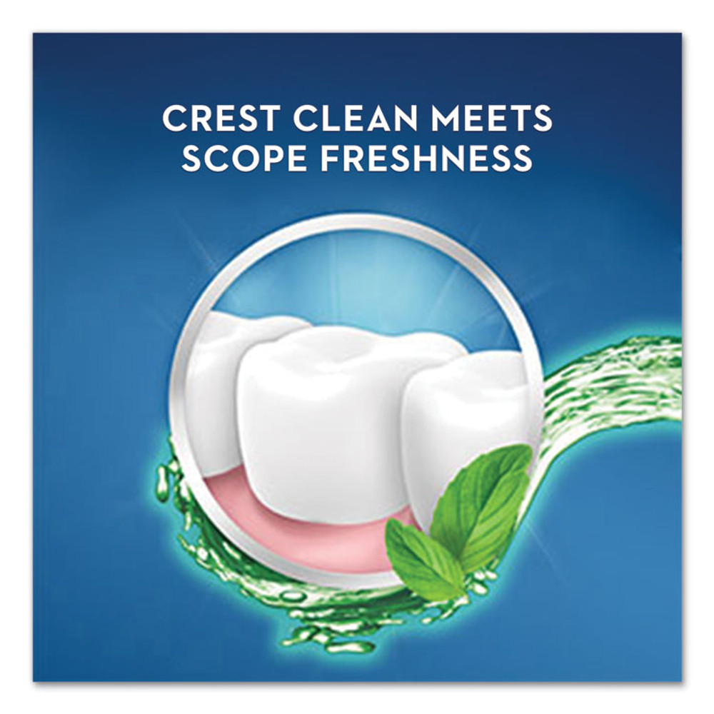 PROCTER & GAMBLE Crest® 97506 + Scope Rinse, Classic Mint, 36 mL Bottle, 180/Carton