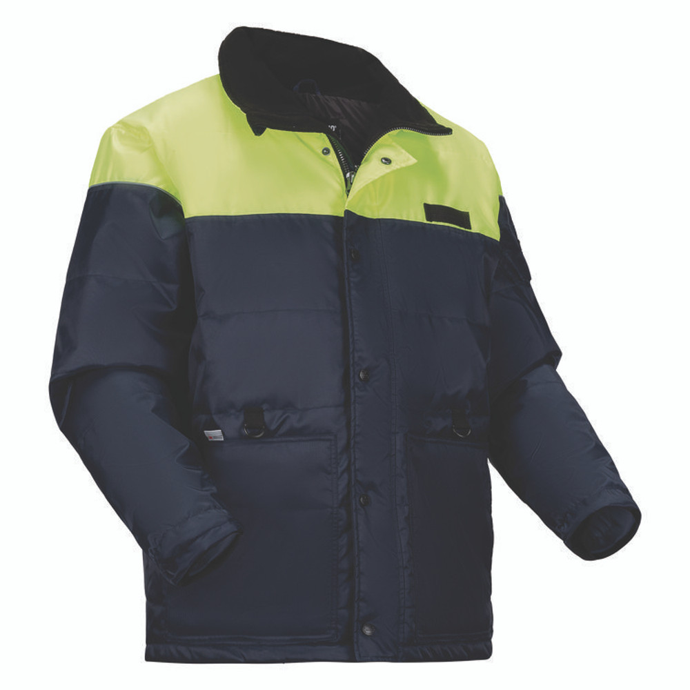 TENACIOUS HOLDINGS, INC. ergodyne® 41252 N-Ferno 6476 Insulated Freezer Jacket, Small, Navy