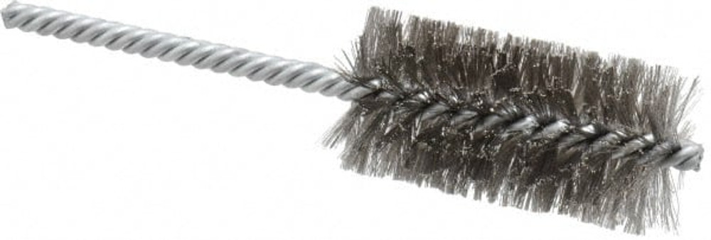 Weiler 98377 Power Tube Brush: Helical, Stainless Steel