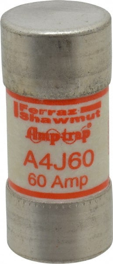 Ferraz Shawmut A4J60 Cylindrical Fast-Acting Fuse: J, 60 A, 27 mm Dia