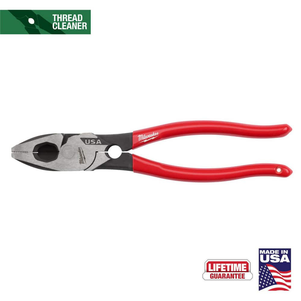 Milwaukee Tool MT500T Pliers; Jaw Texture: Crosshatch ; Plier Type: Lineman's ; Jaw Length (Inch): 1-7/8 ; Jaw Length (Decimal Inch): 1.8750 ; Jaw Width (Inch): 1-1/4 ; Jaw Type: Linesman