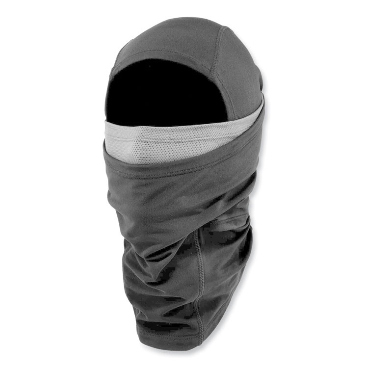TENACIOUS HOLDINGS, INC. ergodyne® 16844 N-Ferno 6844 Dual-Layer Balaclava Face Mask, Nylon/Spandex, One Size Fits Most, Black