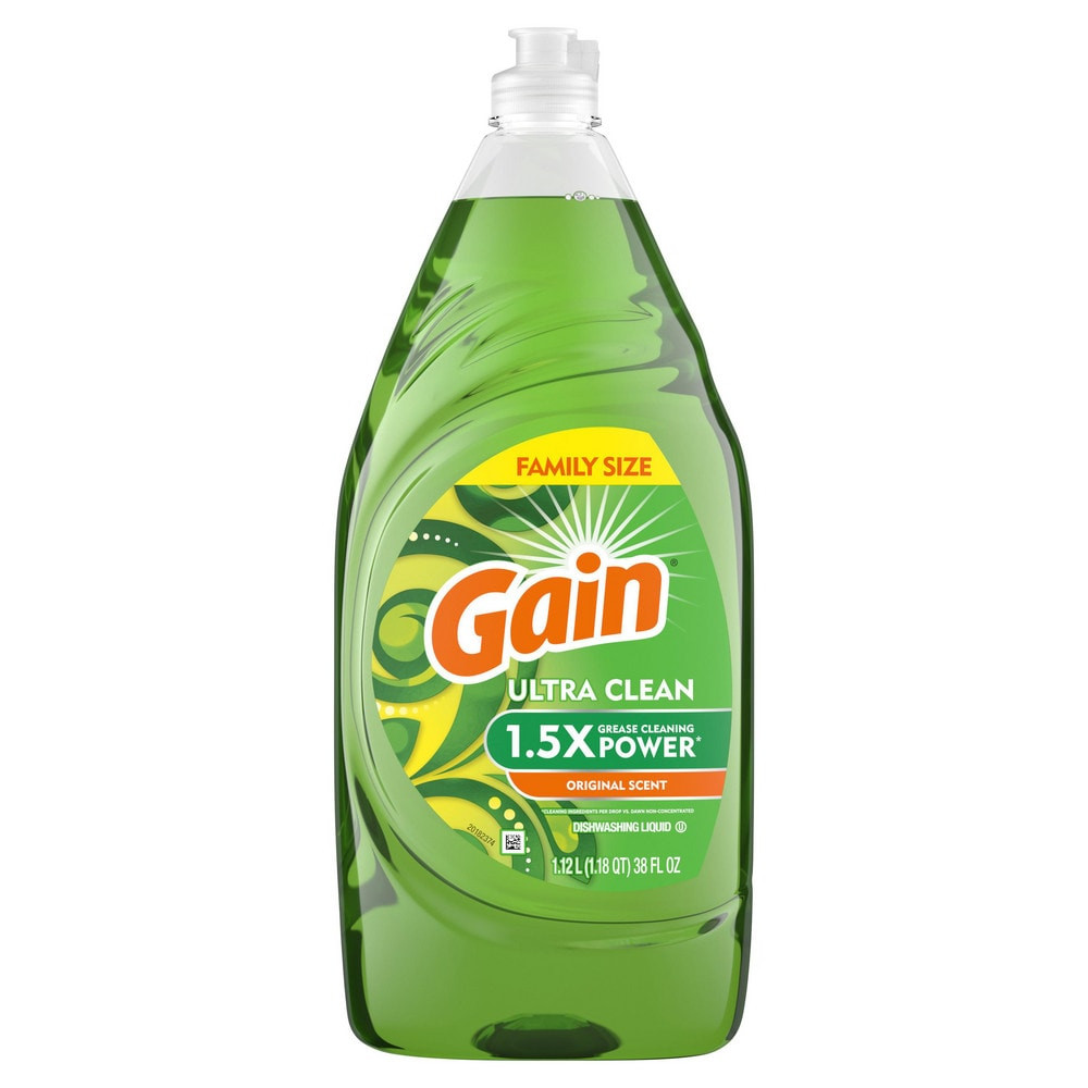 Gain PGC74346 Dish Detergent; Form: Liquid ; Container Type: Bottle ; Container Size (oz.): 38.00 ; Scent: Original ; For Use With: Liquid ; UNSPSC Code: 0053131608