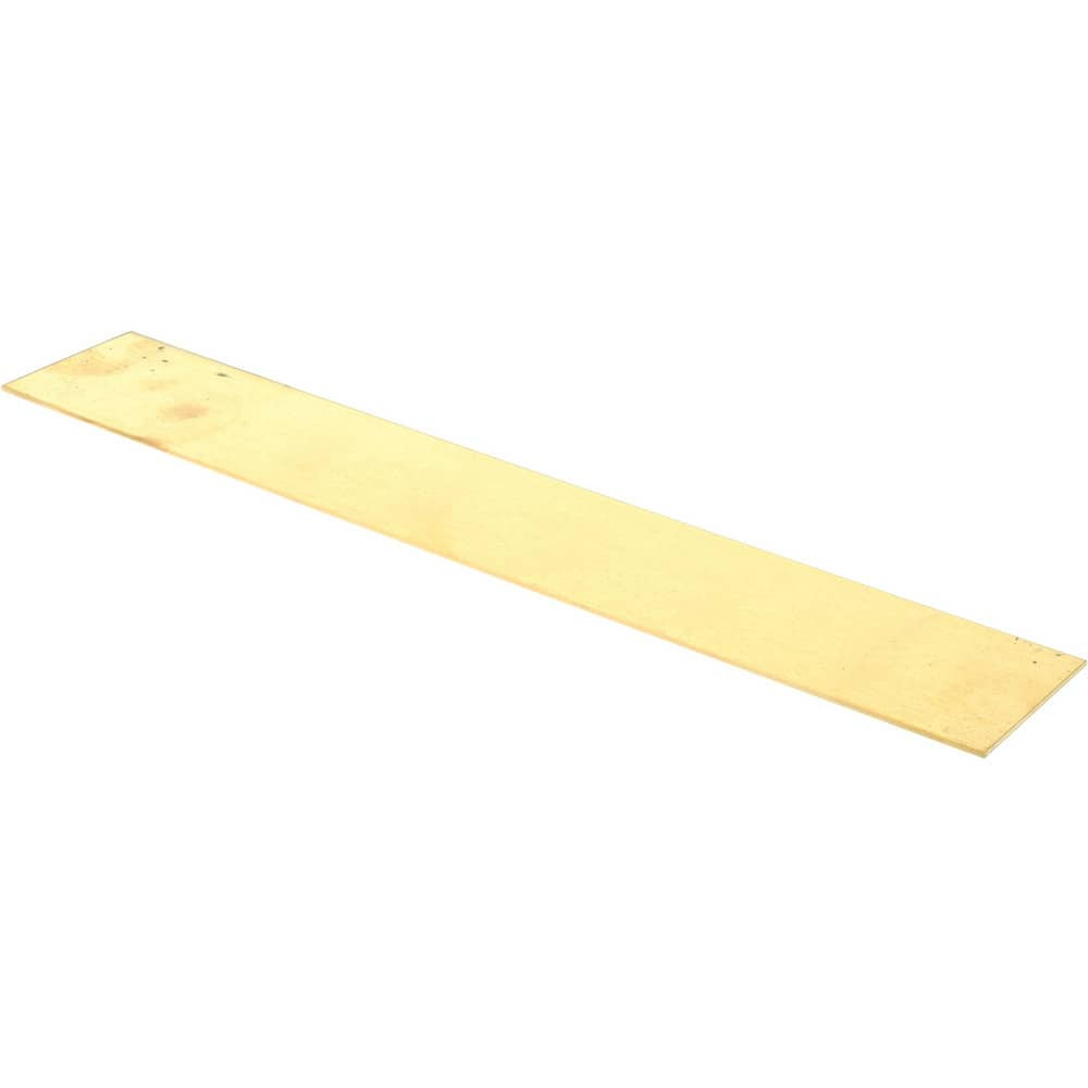 MSC 8249 0.064 Inch Thick x 2 Inch Wide x 12 Inch Long, Brass Strip