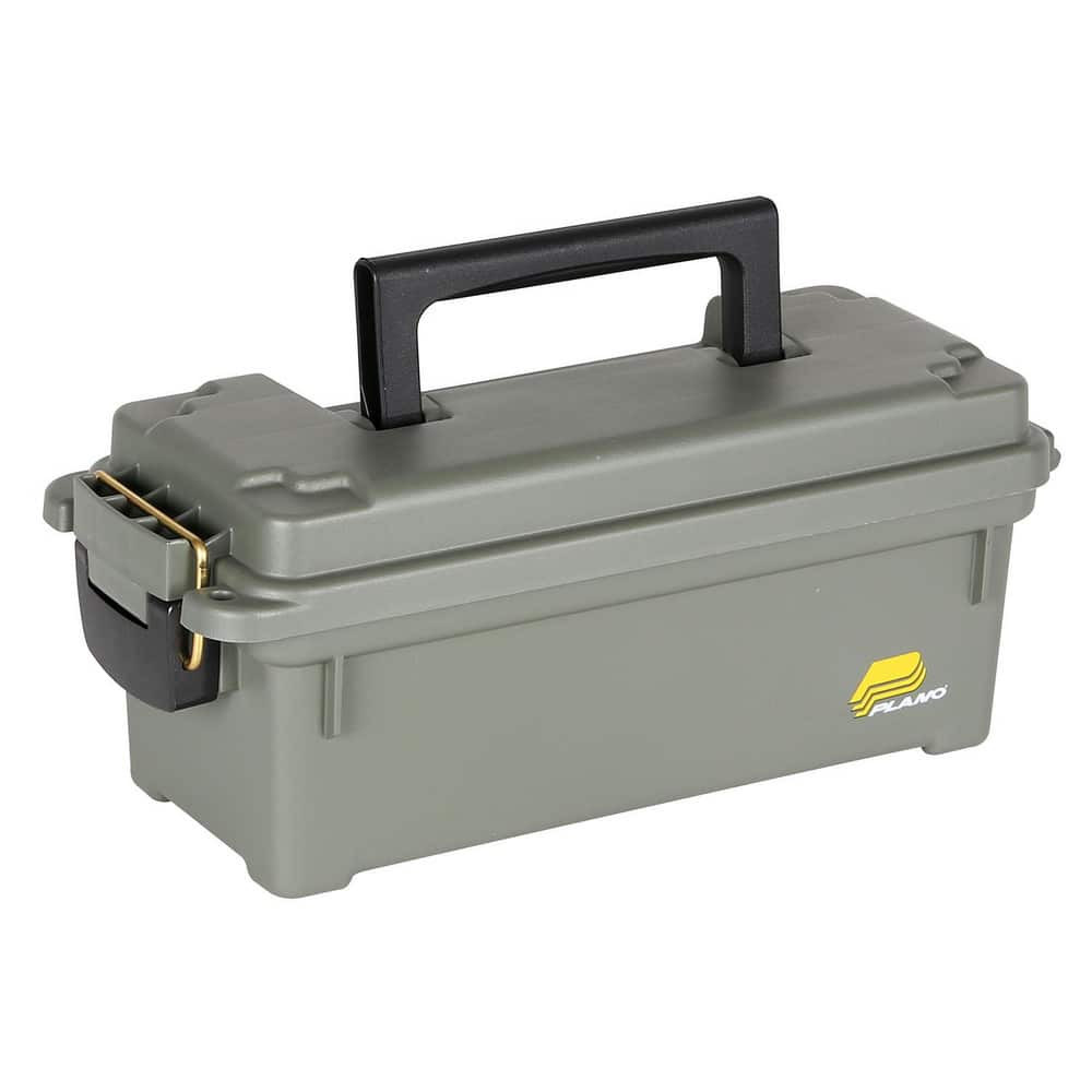 Plano Molding 121202 Tool Boxes, Cases & Chests; Material: Plastic ; Color: Green ; Overall Depth: 6in ; Overall Height: 6in ; Overall Width: 14