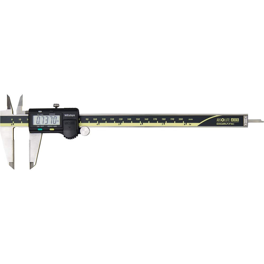 Mitutoyo 500-163-30 Electronic Caliper: 0 to 8", 0.0005" Resolution