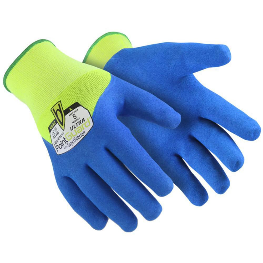 HexArmor. 9032-L (9) Cut & Puncture-Resistant Gloves: Size L, ANSI Cut A9, ANSI Puncture 4, Nitrile