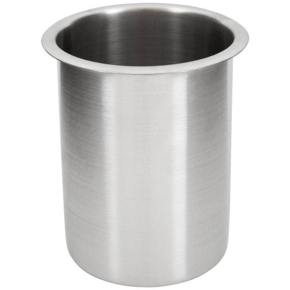 VOLLRATH 78710 Food Storage Container: Stainless Steel, Round