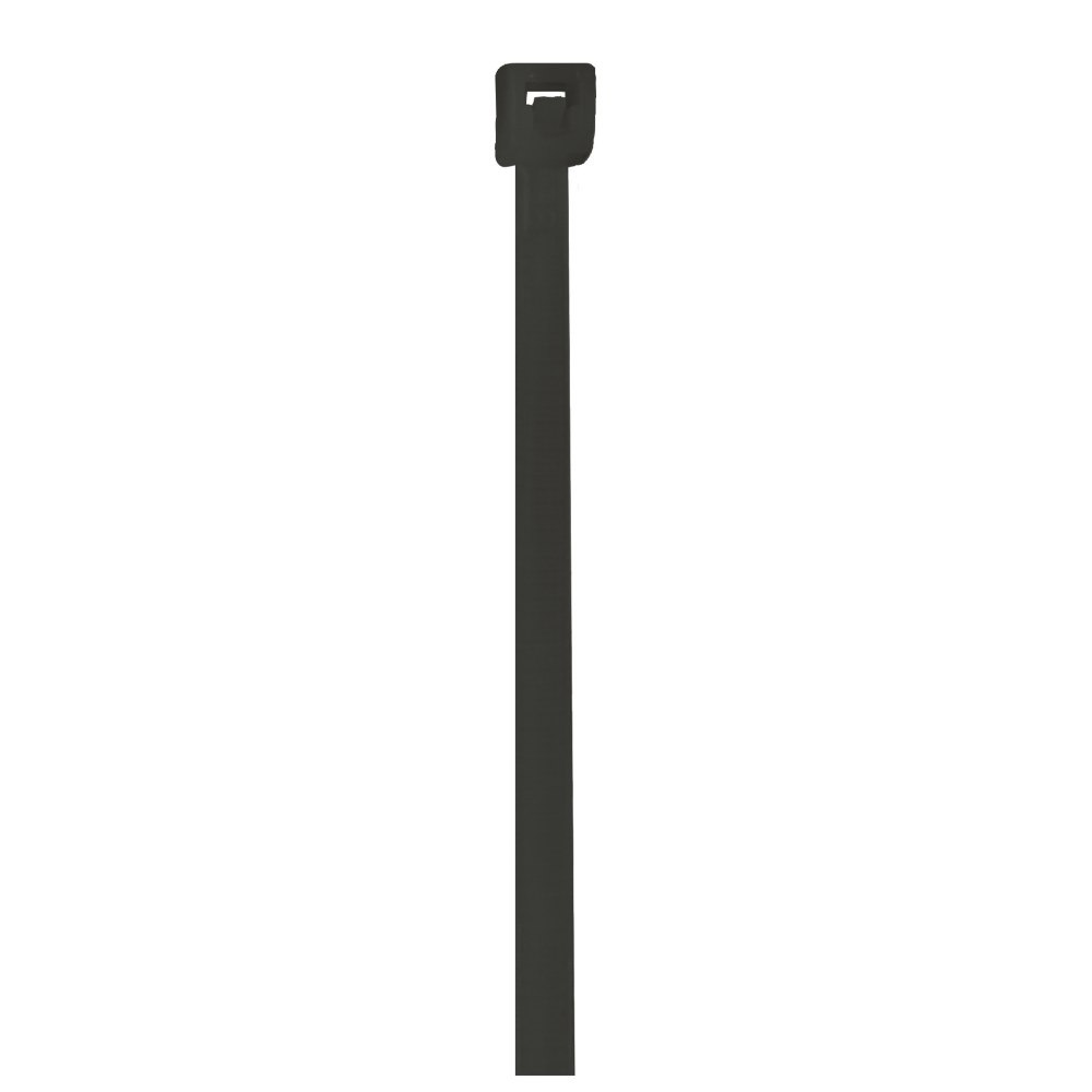 These tamper-proof cable ties offer a dependable hold, so you can bundle items together with ease. The nylon construction resists damage caused by UV rays to ensure lasting strength.  Helps secure bags, cords, cables and more, so you can keep them organized and out of the way.  UV-resistant nylon guards against damage caused by harmful rays and permits outdoor use.  Tamper-proof design locks tightly in place for a secure grasp.