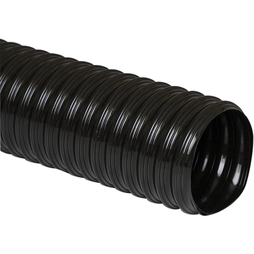 Flexaust 85010300050 Duct Hose: Urethane, 3" ID, 29 Hg Vac Rating, 30 psi