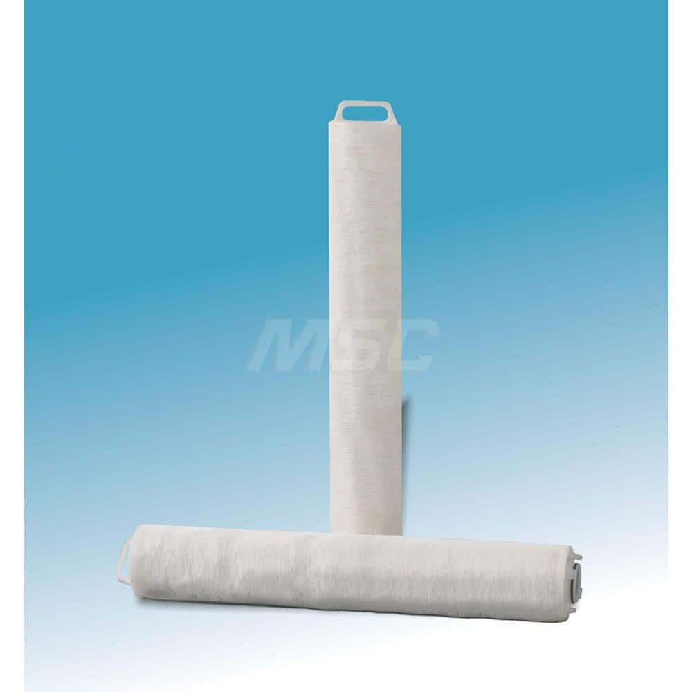3M Aqua-Pure Plumbing Cartridge Filter: 6" OD, 40" Long, 40 micron, Polypropylene 7000125691