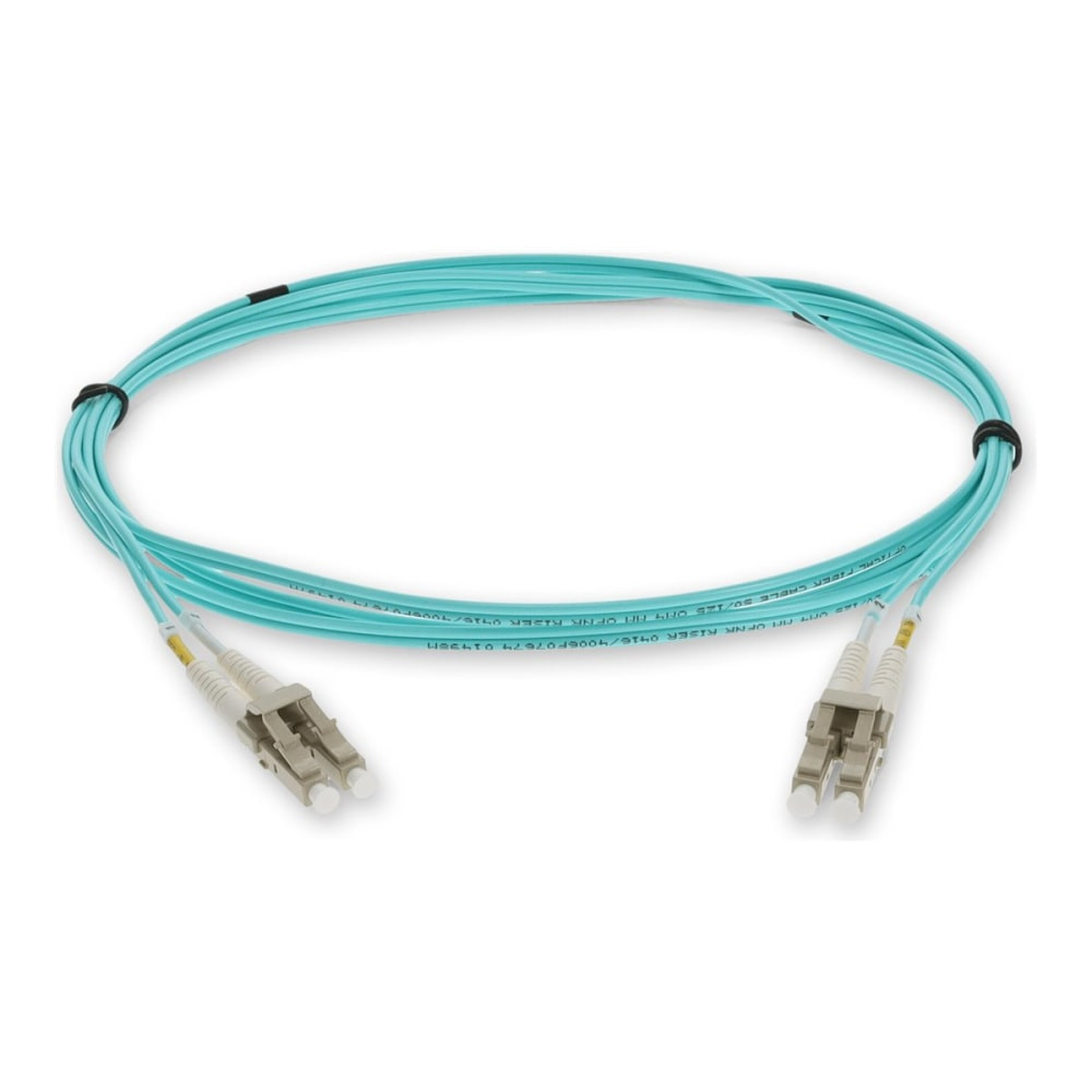 ADD-ON COMPUTER PERIPHERALS, INC. AddOn 88Y6854-AO  5m IBM 88Y6854 Compatible LC (Male) to LC (Male) Aqua OM3 Duplex Fiber OFNR (Riser-Rated) Patch Cable - 100% compatible and guaranteed to work