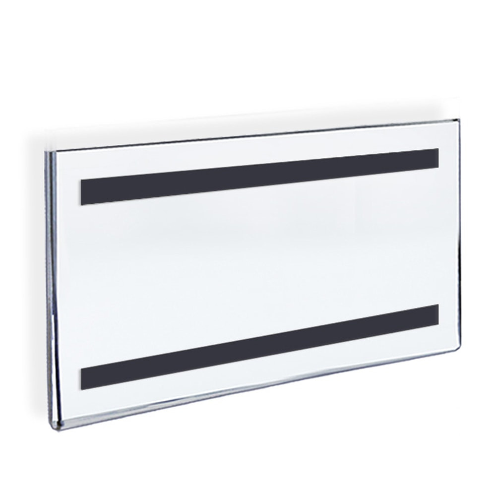 AZAR DISPLAYS 129937  Acrylic Sign Holders With Magnetic Strips, 11in x 17in, Clear, Pack Of 10