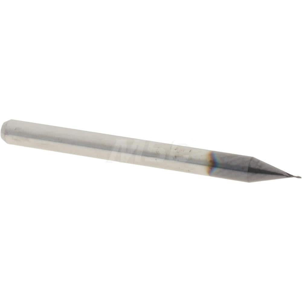 Accupro 14796887 Square End Mill: 0.012" Dia, 0.036" LOC, 2 Flutes, Solid Carbide