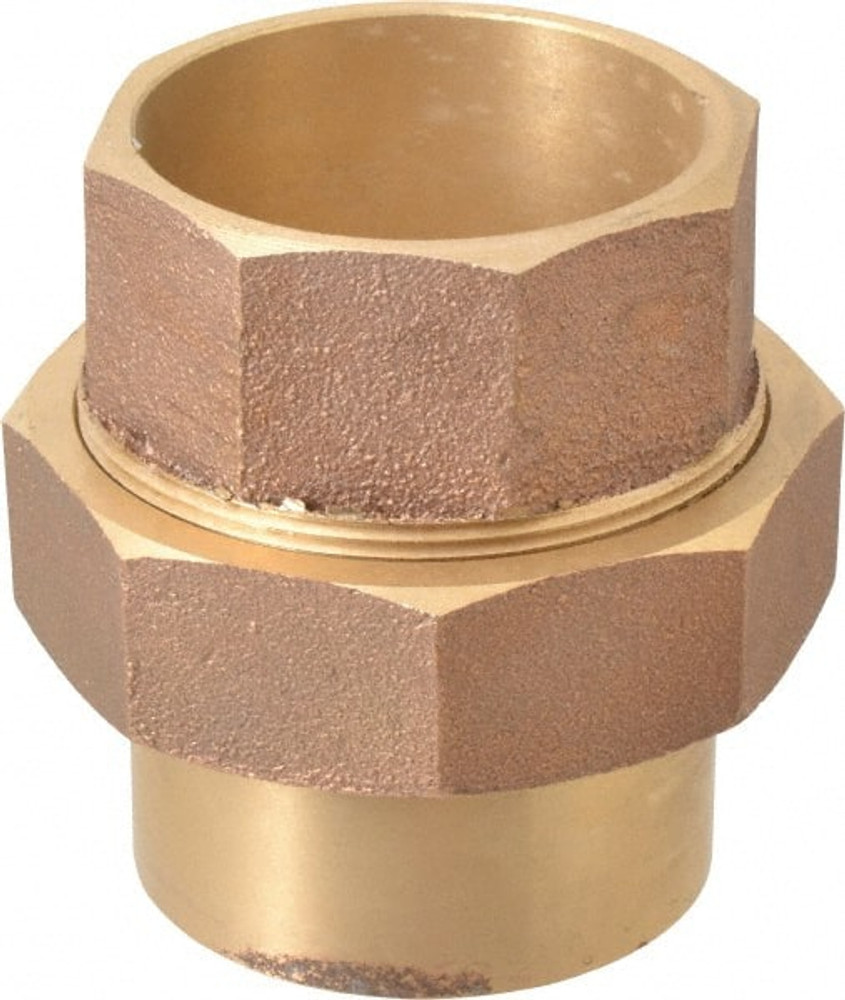 NIBCO B255750 Cast Copper Pipe Union: 2-1/2" Fitting, C x C, Pressure Fitting