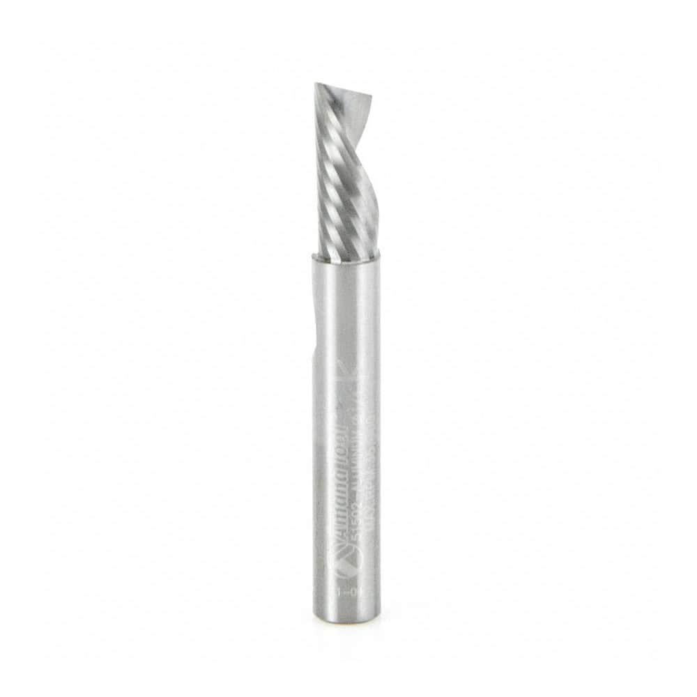 Amana Tool 51502 Spiral Router Bit: 0.125" Dia, 0.625" LOC, 1/4" Shank Dia, Downcut