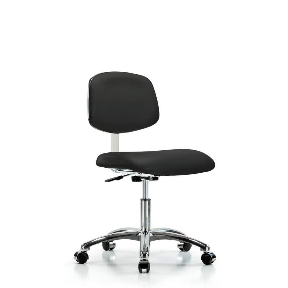 Blue Ridge Ergonomics MSC40180 Task Chair: Vinyl, Black