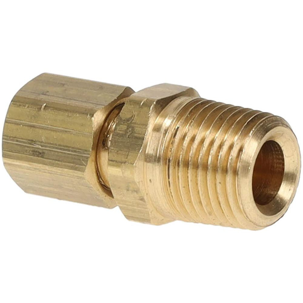 Parker 68C-2-2 Compression Tube Connector: 1/8-27" Thread, Compression x MNPT