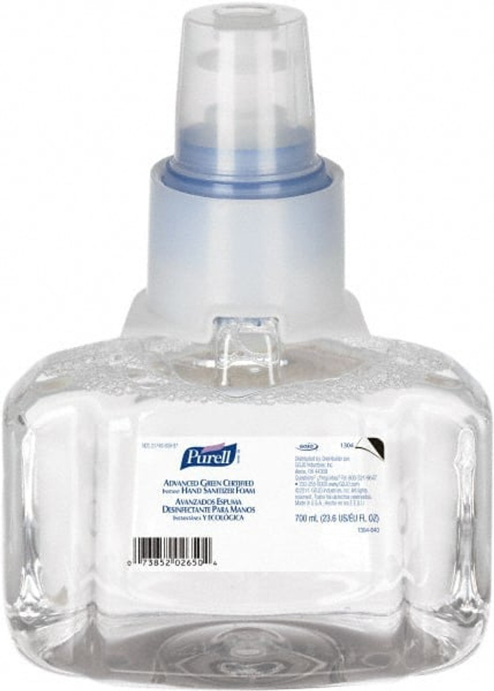 PURELL. 1304-03 Hand Sanitizer: Foam, 700 mL, Dispenser Refill