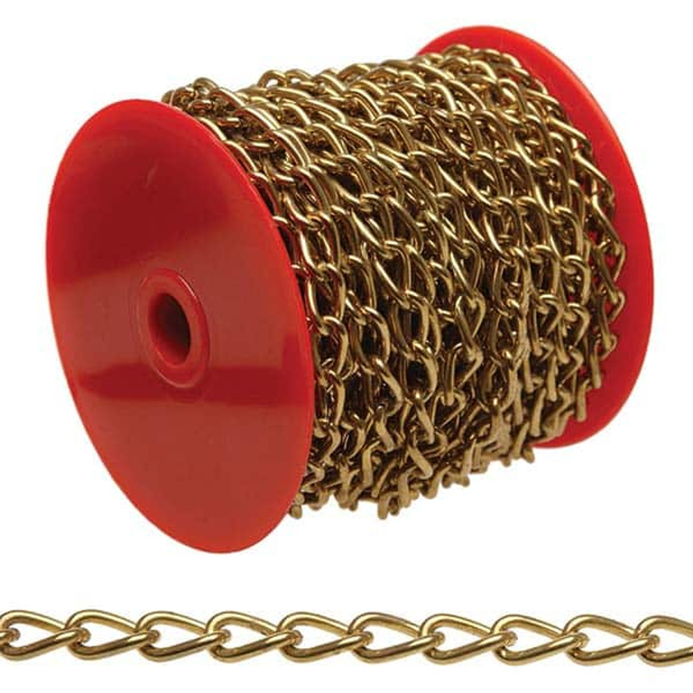 Campbell T0719017 Welded Chain; Link Type: Decorative Chain ; Inside Length (Decimal Inch): 0.1400 ; Inside Length (mm): 0.14 ; Inside Length: 0.14mm; 0.14in ; UNSPSC Code: 31151600