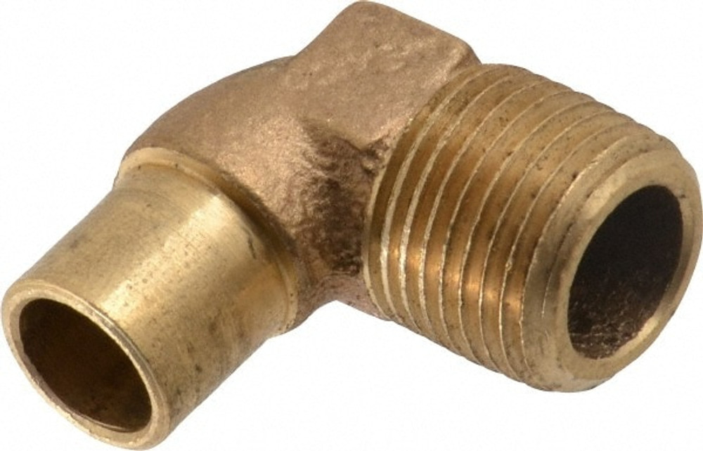 NIBCO B062550 Cast Copper Pipe 90 ° Elbow: 1/2" Fitting, FTG x M, Pressure Fitting