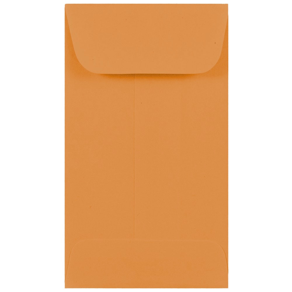 JAM PAPER AND ENVELOPE 1623989 JAM PAPER #3 Coin Business Colored Envelopes, 2 1/2 x 4 1/4, Brown Kraft Manila, 25/Pack