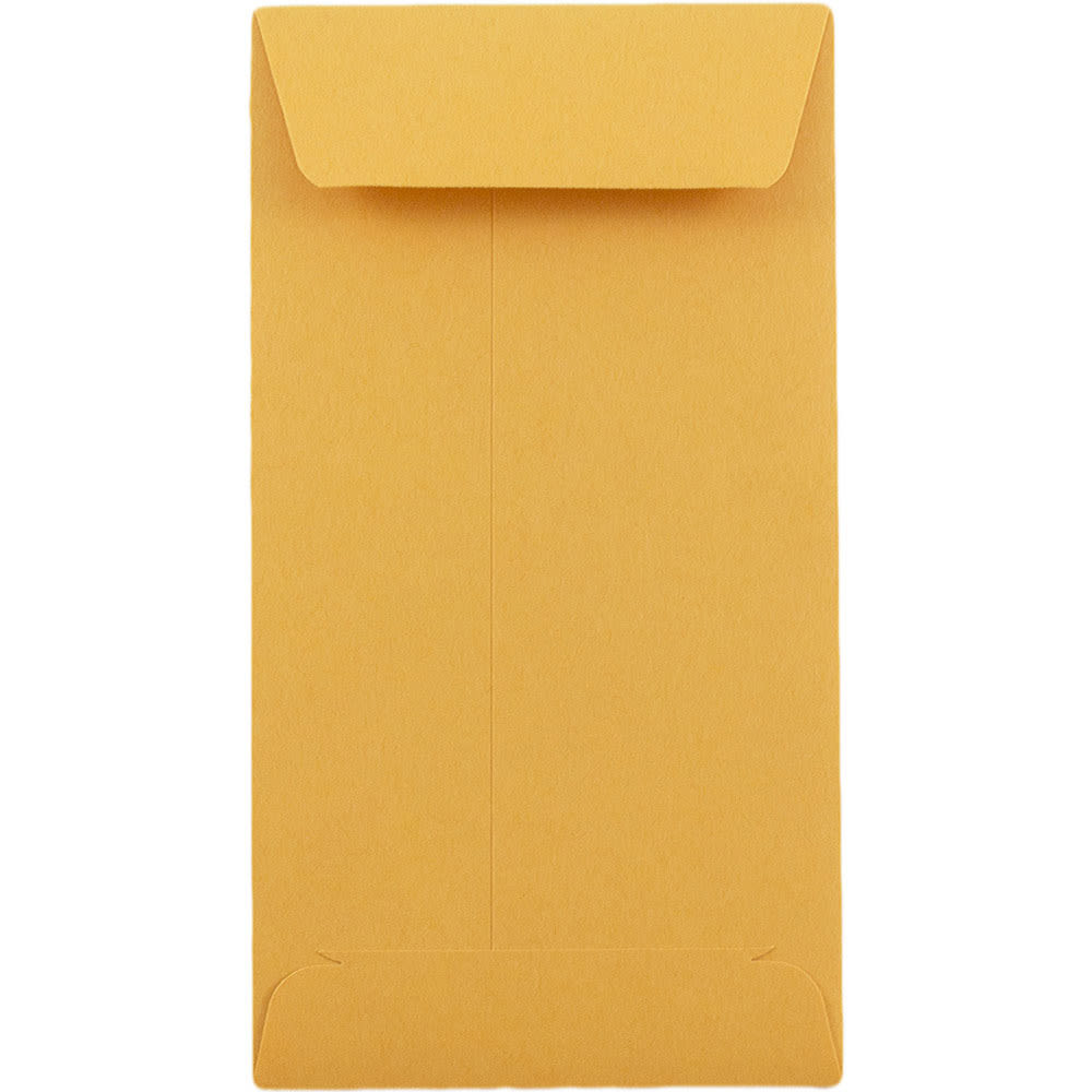 JAM PAPER AND ENVELOPE JAM Paper 1623991  #5.5 Coin Business Envelopes, 3 1/8in x 5 1/2in, Brown Kraft, Pack Of 25