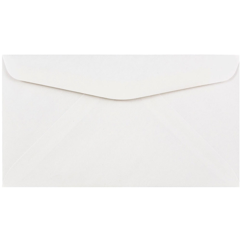 JAM PAPER AND ENVELOPE 1633983 JAM Paper Booklet Envelopes, 3 5/8in x 6 1/2in, Gummed Seal, White, Pack Of 25