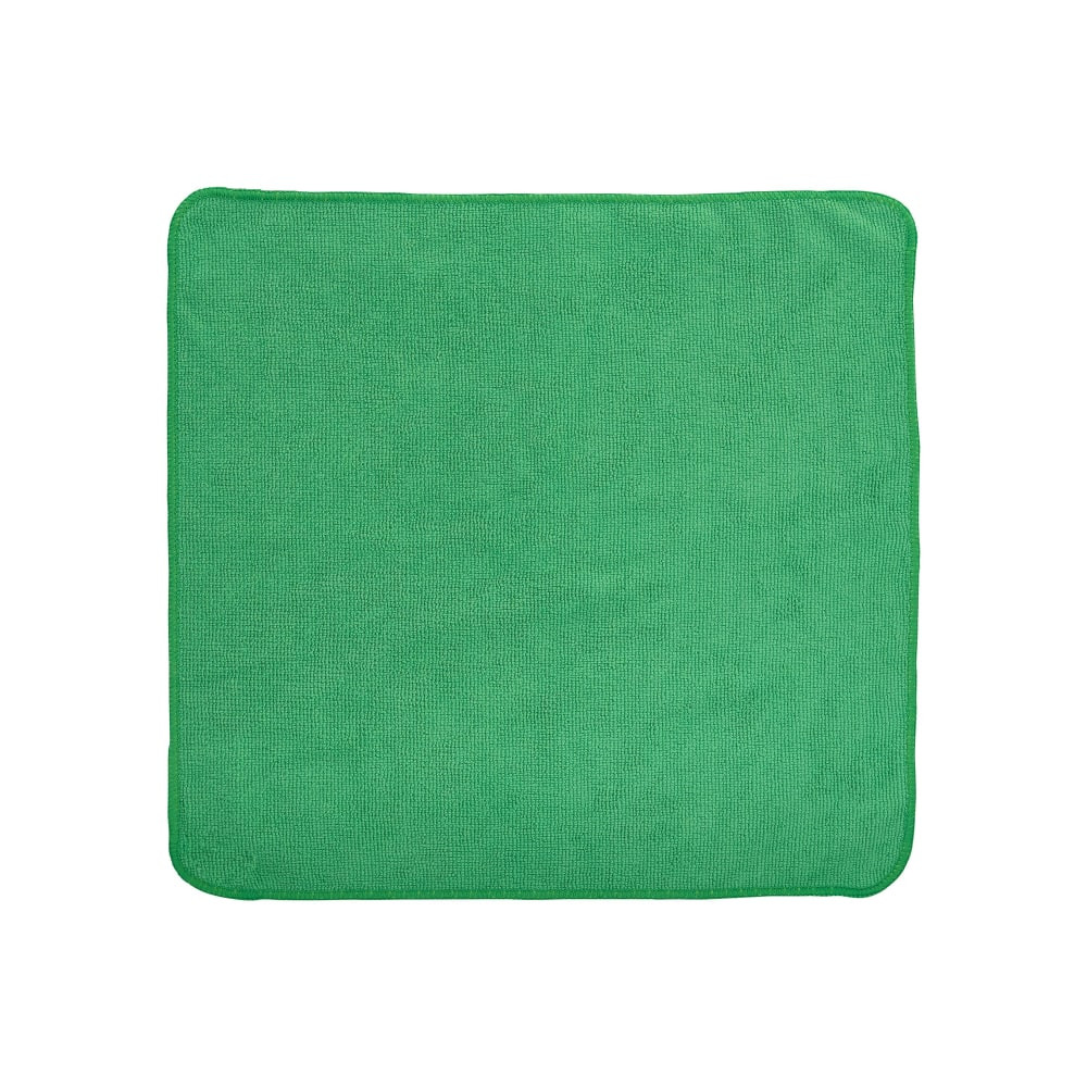 RUBBERMAID 1820578  Commercial Products, Light Commercial Microfiber Cloths, 12in x 12in, Green, Pack of 24 Cloths